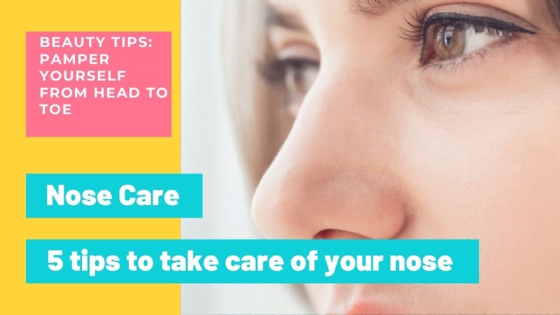 Here are five ways in how we can take care of our noses.