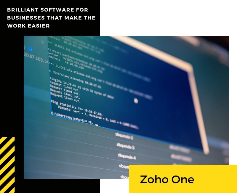 Zoho One is a great software that includes all you need to operate your business with stunning 40 business applications.